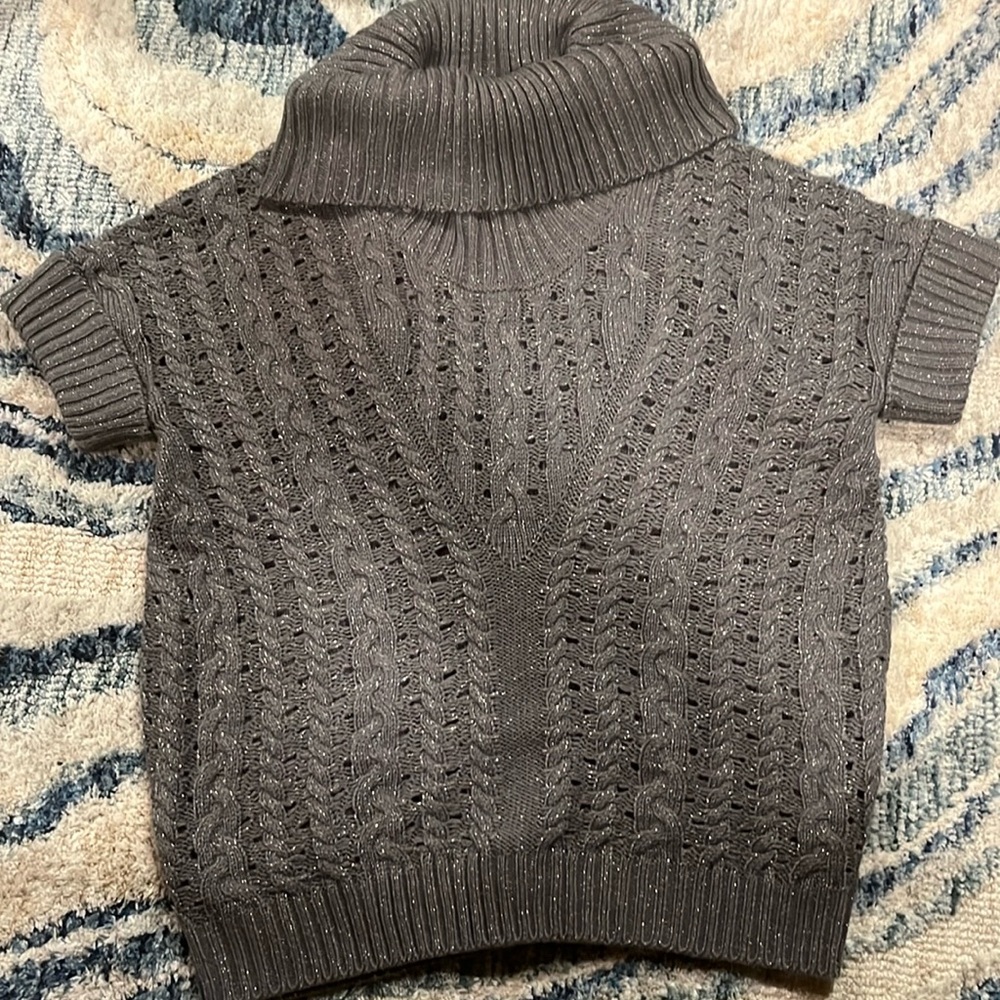 Short sleeve sweater